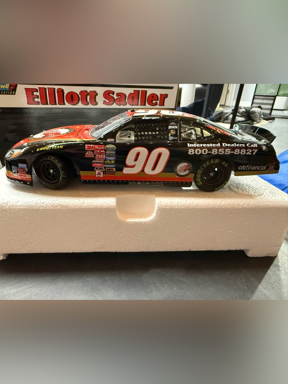 1/24 scale NASCAR; Stephen Leight, autographed